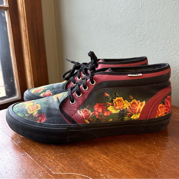 VANS X SUPREME X JEAN PAUL GAULTIER collab Chukka Pro Sneaker Men's 12 red black - Picture 12 of 13